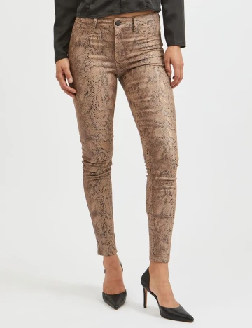 Pantaloni Vila, imprimeu sarpe