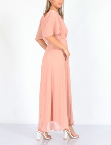 Rochie lunga Vila, roz