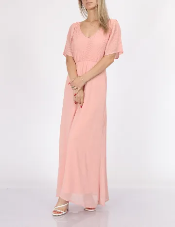 Rochie lunga Vila, roz