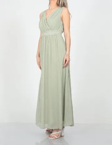 Rochie lunga Vila, verde