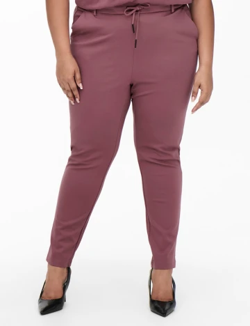 Pantaloni Only Carmakoma, roz