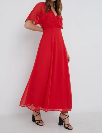 Rochie lunga Vila, rosu Rosu