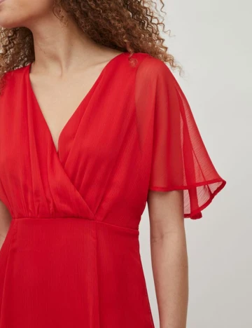 Rochie lunga Vila, rosu Rosu