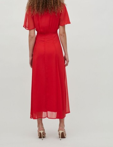 Rochie lunga Vila, rosu