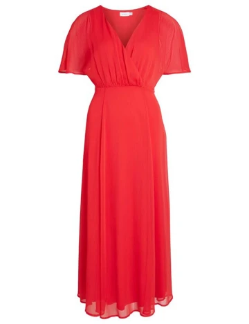 Rochie lunga Vila, rosu Rosu