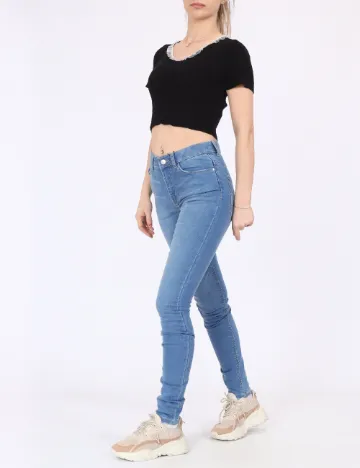 Blugi Jacqueline de Yong, albastru