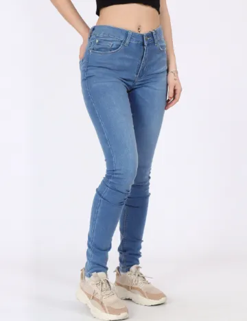 Blugi Jacqueline de Yong, albastru