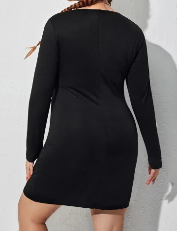 Rochie scurta SHEIN CURVE, negru