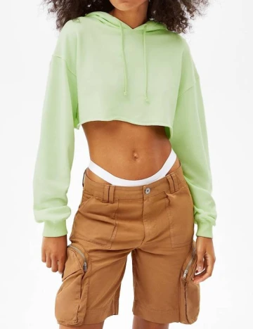 Top Bershka, verde
