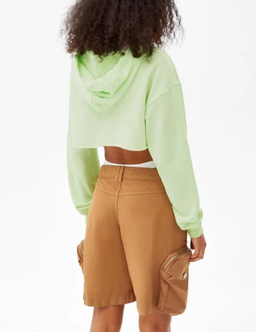 Top Bershka, verde