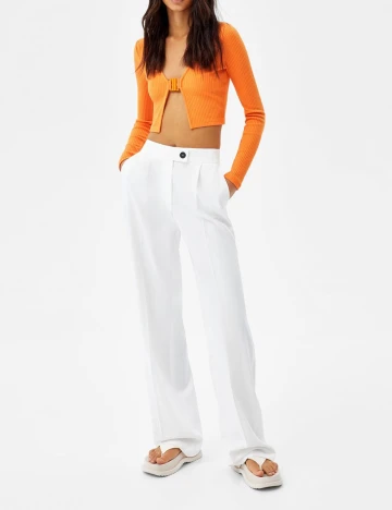 Top Bershka, portocaliu