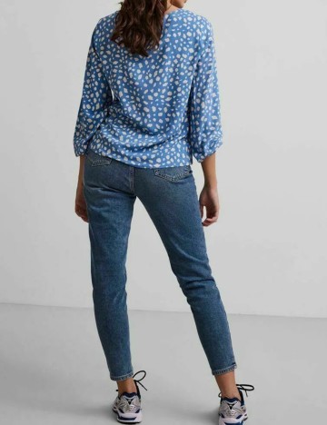 Bluza Pieces, albastru