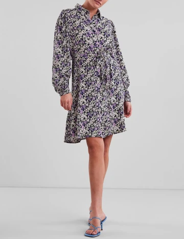 Rochie scurta Pieces, floral