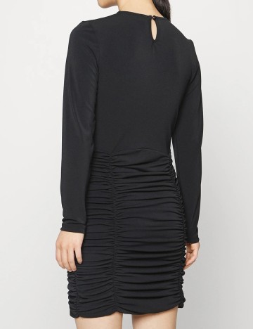 Rochie scurta Pieces, negru