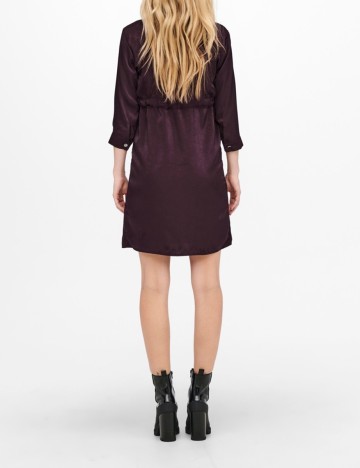 Rochie scurta Only Maternity, visiniu