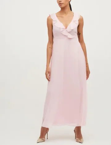 Rochie lunga Vila, roz