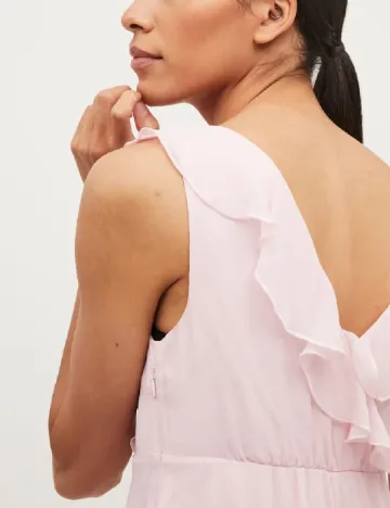 Rochie lunga Vila, roz