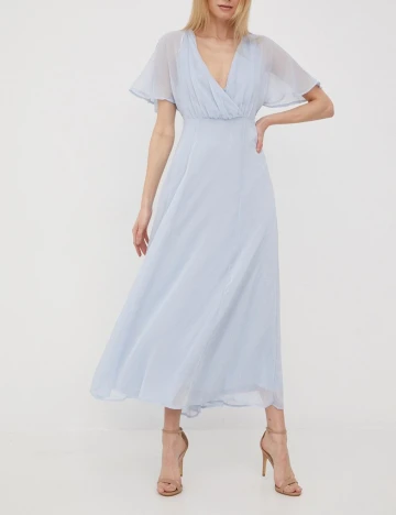 Rochie lunga Vila, bleu Albastru