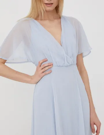 Rochie lunga Vila, bleu Albastru