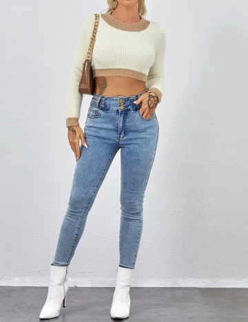 Top SHEIN, crem