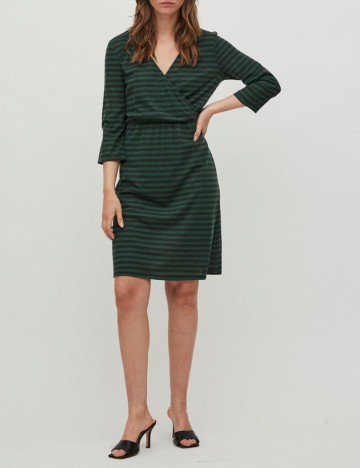 Rochie scurta Vila, verde, S