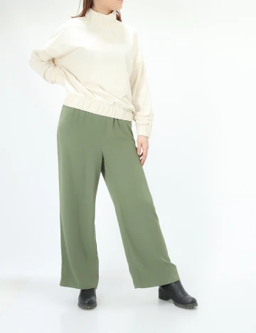 Pantaloni Vila, verde