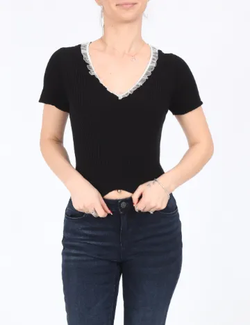 Top SHEIN, negru