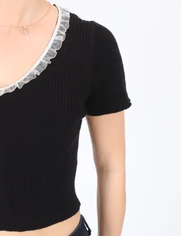 Top SHEIN, negru
