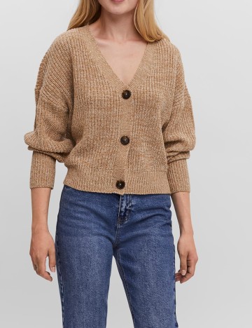 Cardigan Vero Moda, bej, M