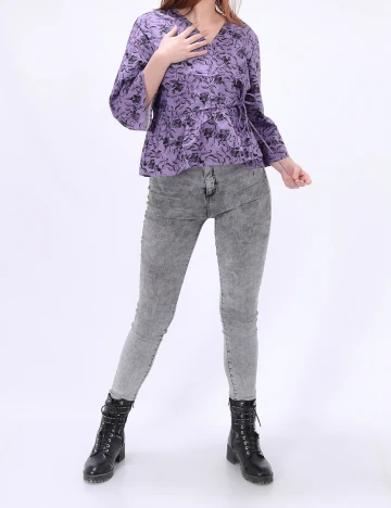 Bluza Vila, mov