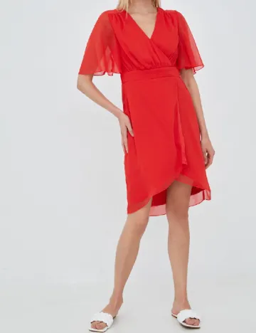 Rochie scurta Vila, rosu