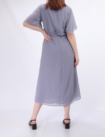 Rochie medie BUBBLEROOM, mov