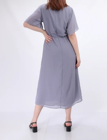 Rochie medie BUBBLEROOM, mov