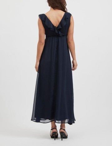 Rochie Lunga Vila, bleumarin
