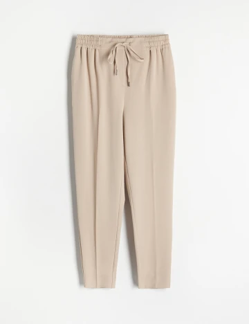 Pantaloni Reserved, crem