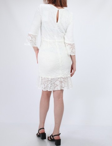 Rochie scurta Chiara Forthi, alb