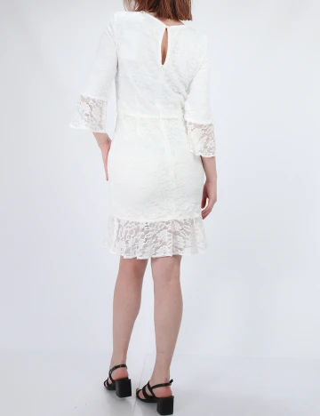 Rochie scurta Chiara Forthi, alb