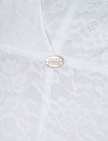 Rochie scurta Chiara Forthi, alb