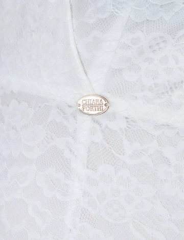 Rochie scurta Chiara Forthi, alb