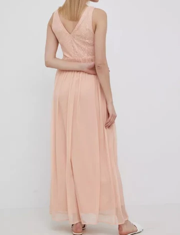 Rochie lunga Vila, piersica