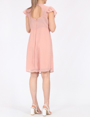 Rochie Vila, roz pudra