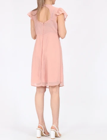 Rochie Vila, roz pudra