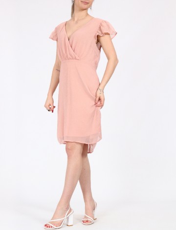 Rochie Vila, roz pudra