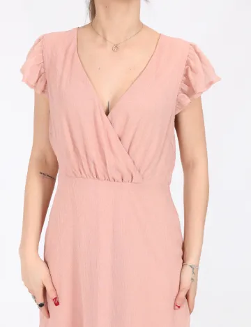 Rochie Vila, roz pudra
