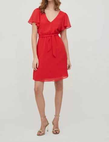 Rochie scurta Vila, rosu