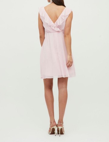 Rochie scurta Vila, roz