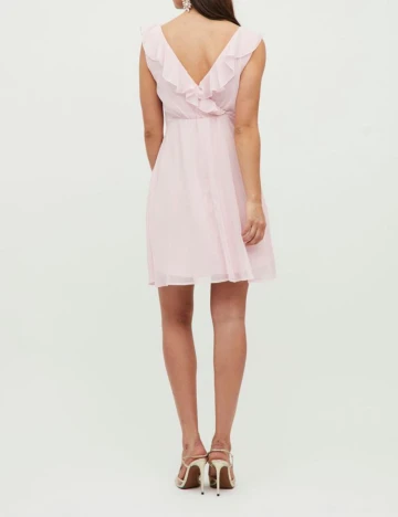 Rochie scurta Vila, roz