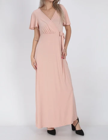 Rochie lunga Vila, roz
