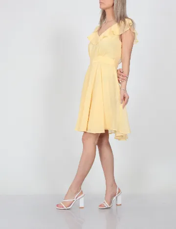 Rochie scurta Vila, galben