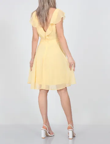 Rochie scurta Vila, galben
